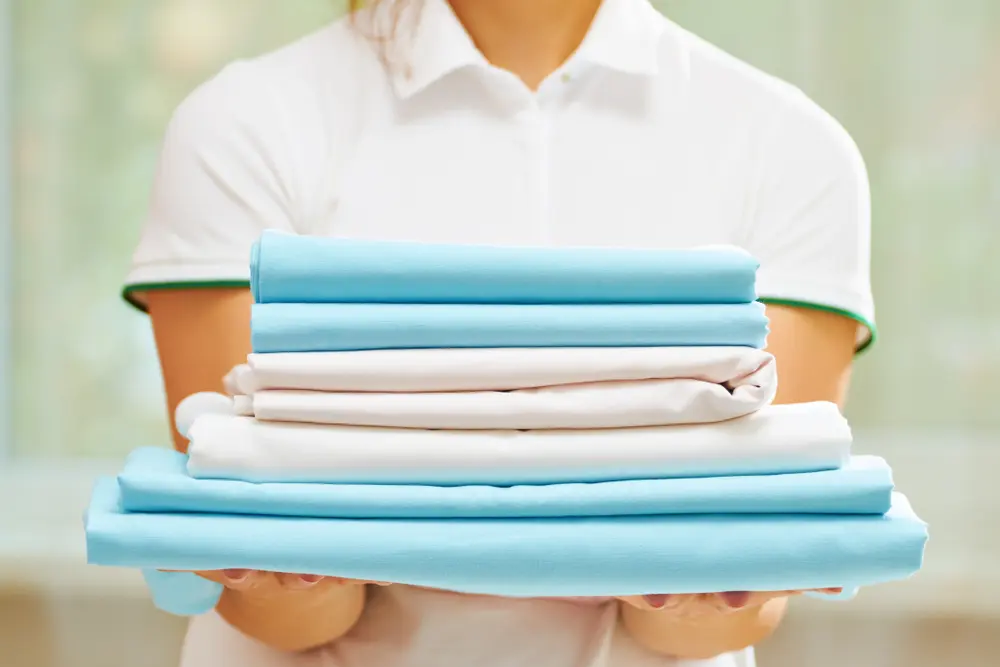 Self-service or full-service bedding cleaning